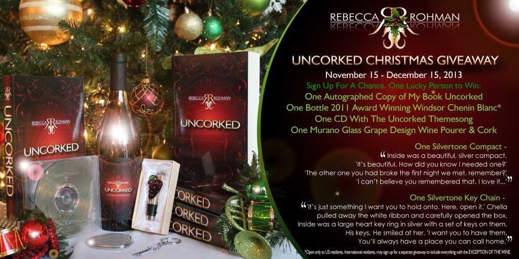 Uncorked Christmas Giveaway Ad