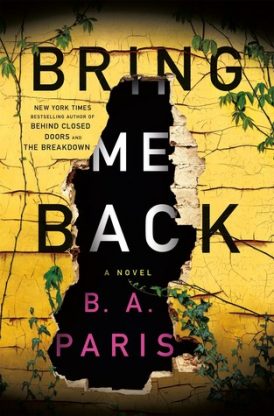 Bring Me Back Book Review Bring Me Back Book Review